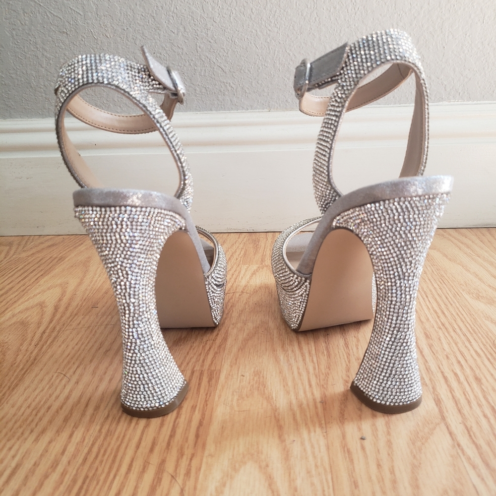 Steve Madden Rhinestone Heels - Picture 3 of 4
